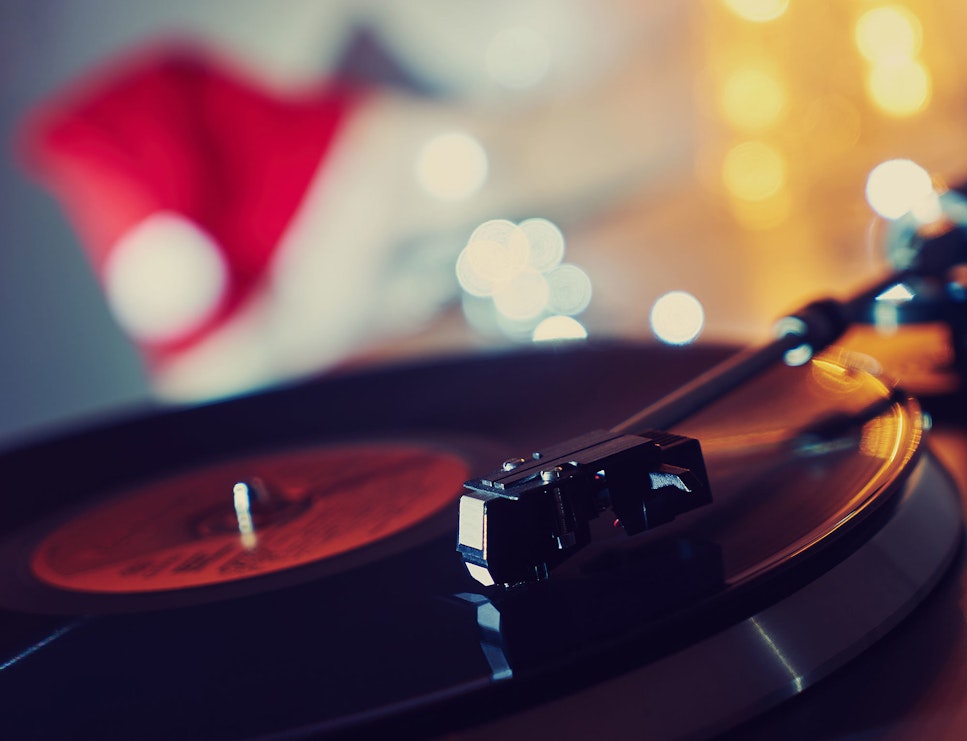 Turntable close up